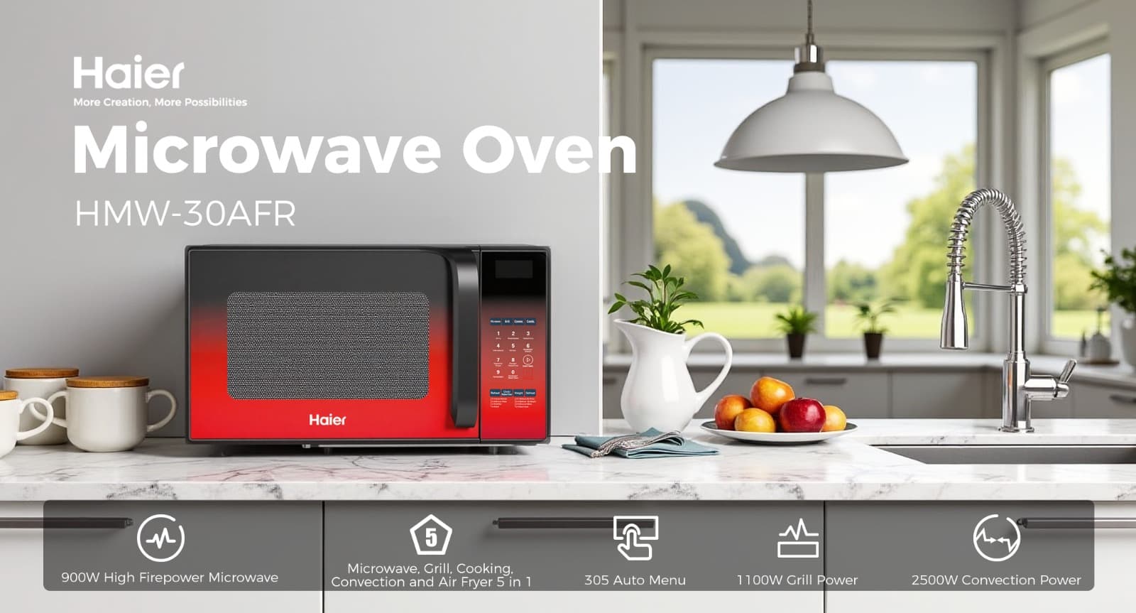 Haier Microwave Oven HMW-30AFR