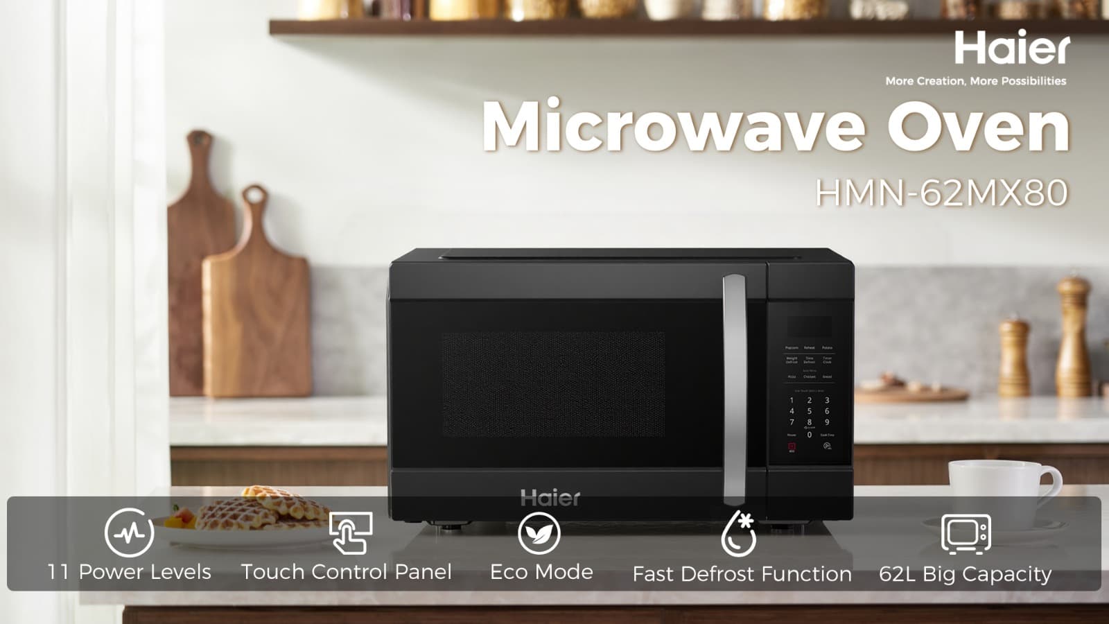 Haier Microwave Oven HMN-62MX80