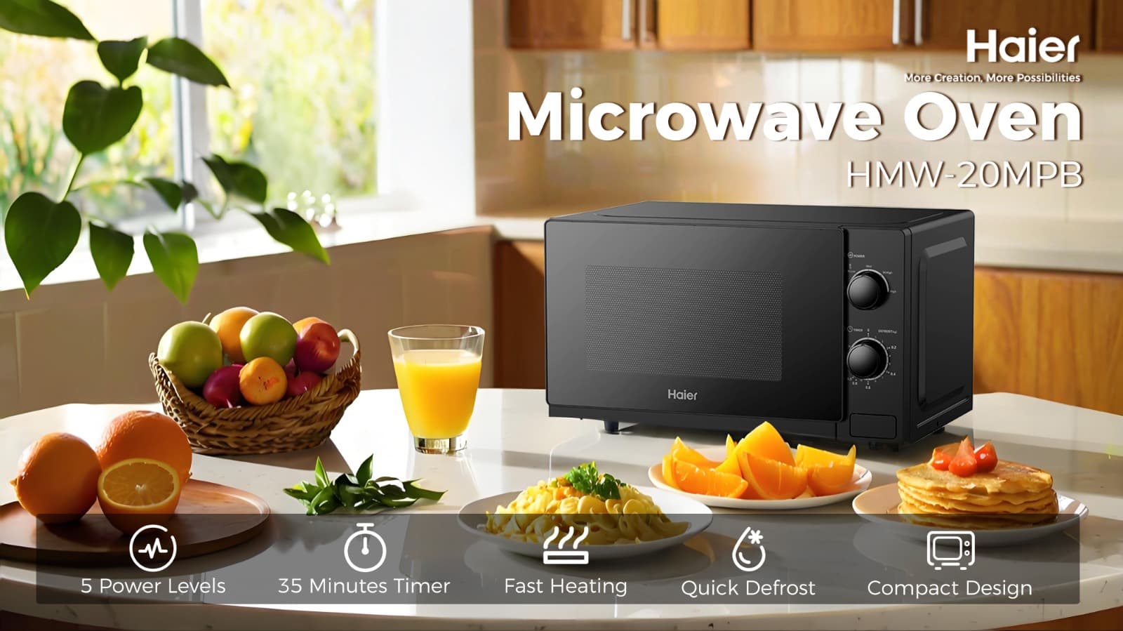 Haier Microwave Oven HMW-20MPB