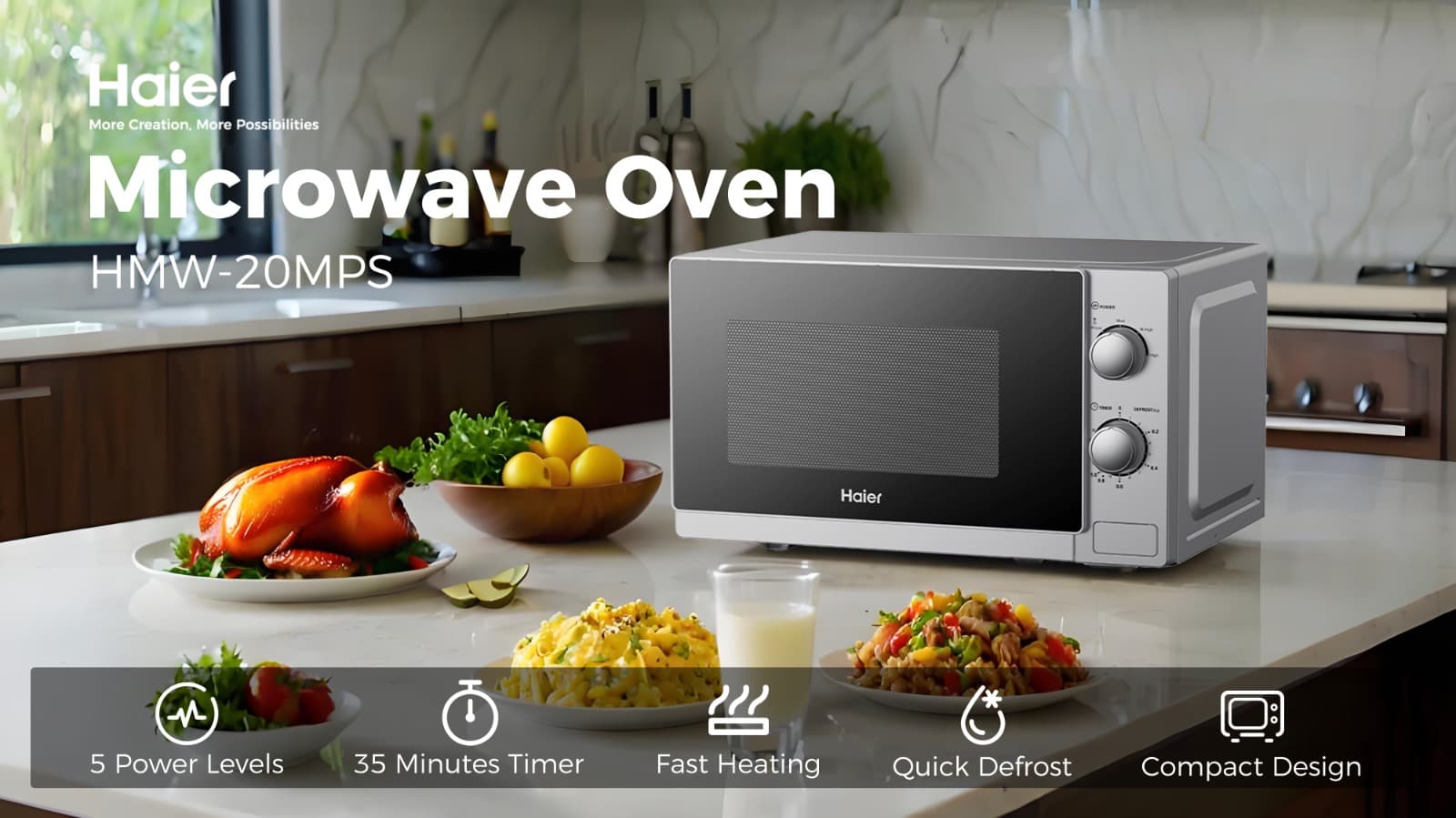 Haier Microwave Oven HMW-20MPS