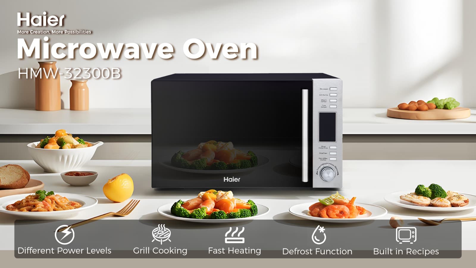 Haier Microwave Oven HMW-32300B