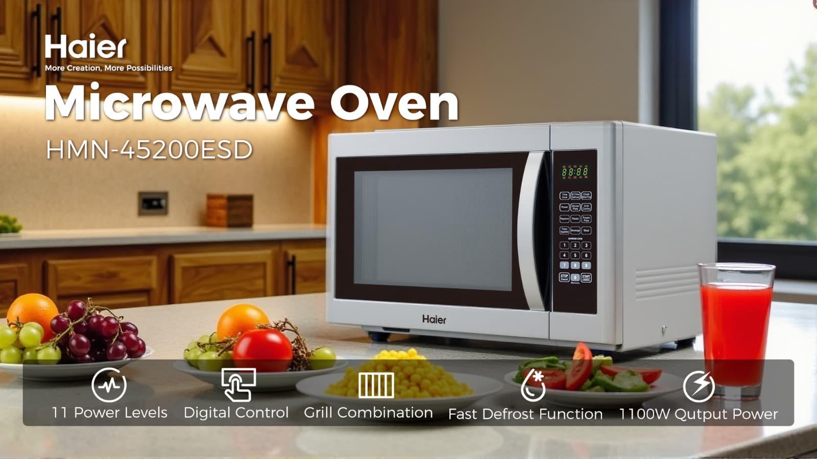 Haier Microwave Oven HMN-45200ESD