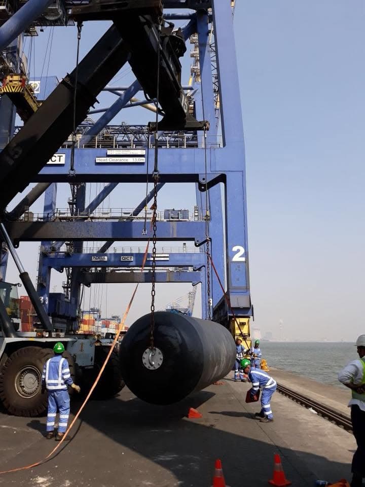 Jetty Balloon Fender Installation thumbnail 7