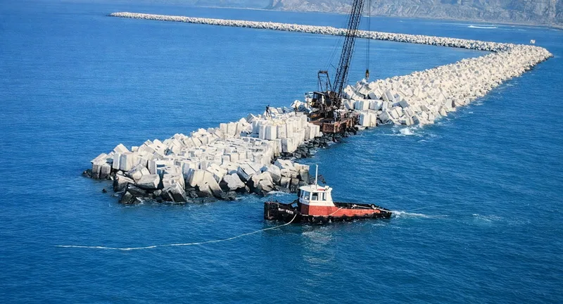 Dredging at Ormara Naval Base