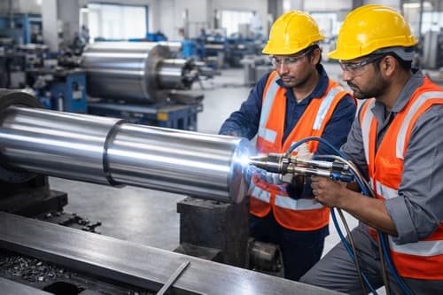 Drum Shaft Chroming for Drum Spindle