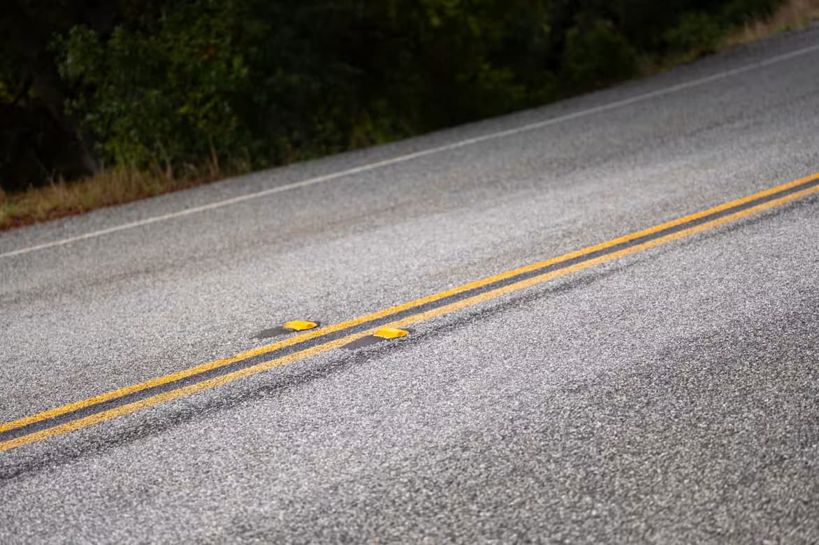 Reflective Road Stud Installation