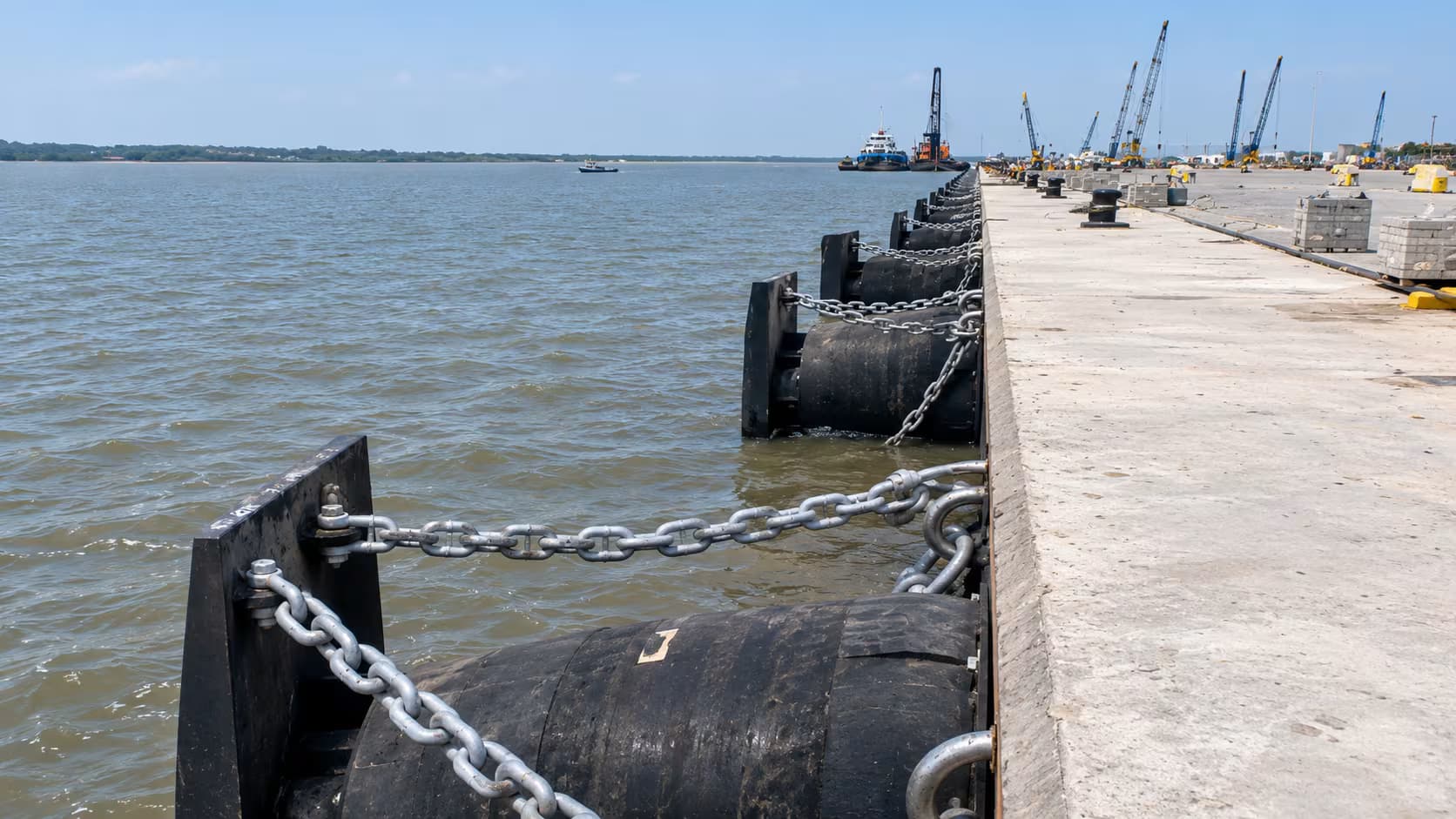 Rubber Fender Refurbishment and Replacement at Port Jetty thumbnail 2